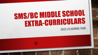 Extra-curricular Meeting