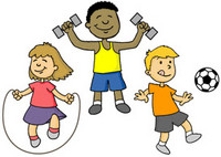 children excising